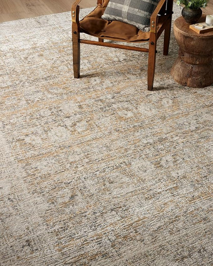 Loloi Amber Lewis Alie Collection ALE-05 Gold/Beige 2'-7'' x 10'-0'', .13'' Pile Height, Runner Rug