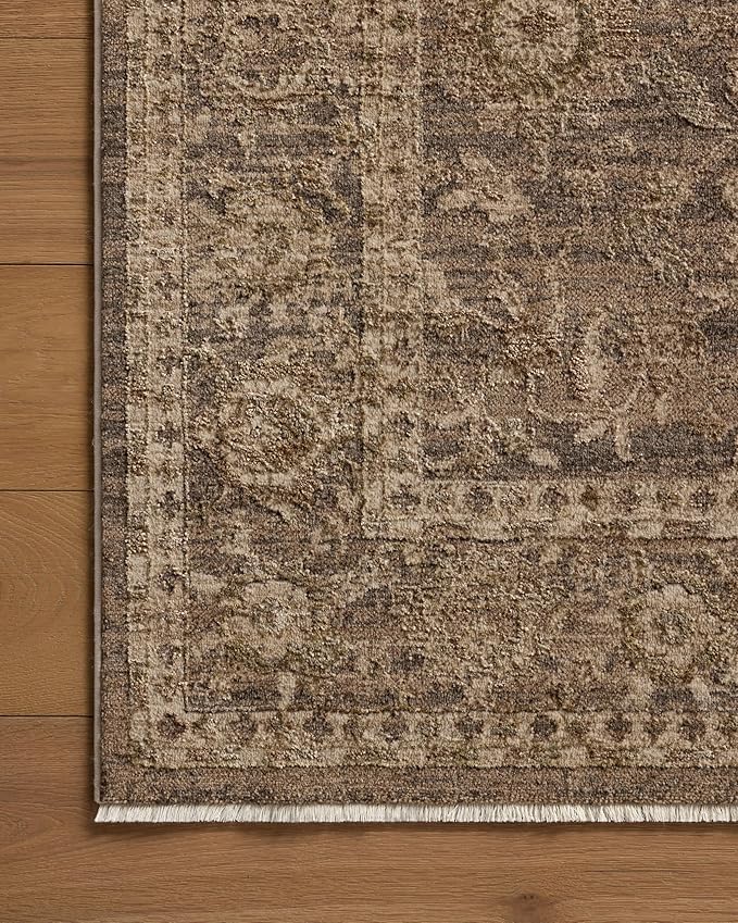 Loloi Haywood Collection HYD-02 Pebble/Charcoal 11'-6" x 15'-7" Area Rug