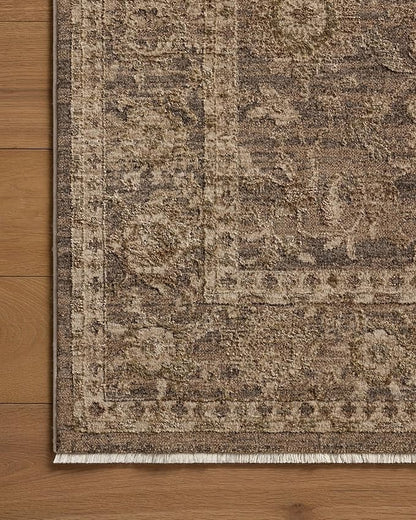 Loloi Haywood Collection HYD-02 Pebble/Charcoal 11'-6" x 15'-7" Area Rug