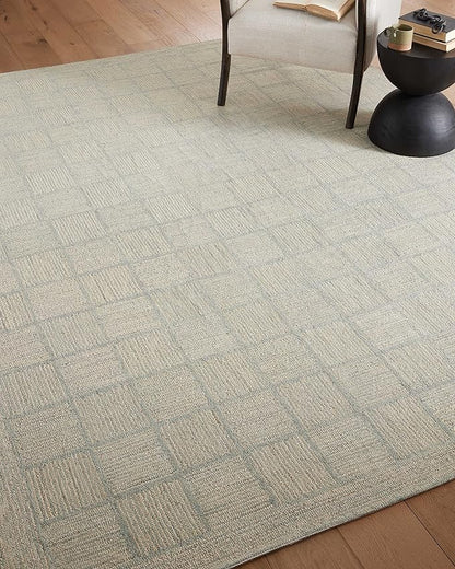 Loloi Chris Loves Julia Francis Collection FRA-03 Silver/Sky 2'-6" x 7'-6" Runner Rug