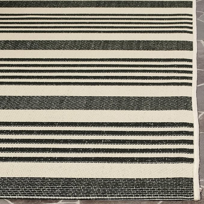 SAFAVIEH Washable Rug Outdoor Courtyard Collection - 2'3" x 6'7" Runner, Terracotta & Beige, Non-Shedding & Easy Cleaning, Ideal for Patio, Entryway, Mudroom, Hallway, Kitchen (CY6062-241)