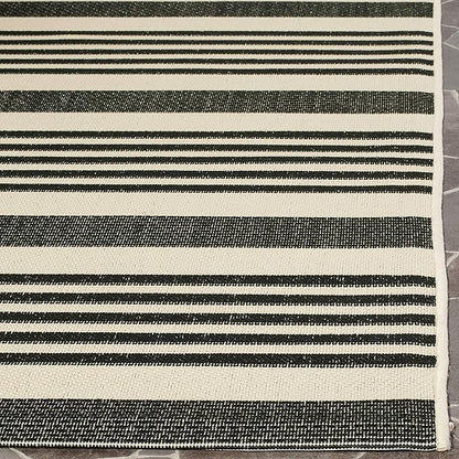 SAFAVIEH Washable Rug Outdoor Courtyard Collection - 2'3" x 6'7" Runner, Terracotta & Beige, Non-Shedding & Easy Cleaning, Ideal for Patio, Entryway, Mudroom, Hallway, Kitchen (CY6062-241)