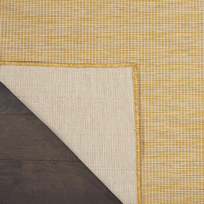 Nourison Home Positano 4' x 6' Yellow Fabric Modern Area Rug (4' x 6')