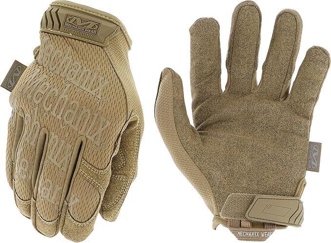 Mechanix Wear Original Tactical Glove - High Performance Anti-Slip Grip Safety Gloves - Impact Resistant & Touchscreen Capable - Small - Coyote Brown