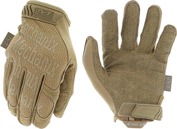Mechanix Wear Original Tactical Glove - High Performance Anti-Slip Grip Safety Gloves - Impact Resistant & Touchscreen Capable - X-Large - Coyote Brown