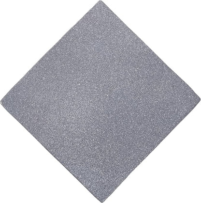 JONATHAN Y TBL1104B Adrian 20.75" Contemporary Minimalist Square Indoor/Outdoor Accent Table Modern, Mid-Century, Art Deco, Contemporary, Patio, Garden, Bathroom, Living Room, Gray Terrazzo Finish