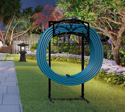 Fire Beauty Garden Hose Holder,Freestanding Water Hose Holder,In ground Hose Rack Organizer for Outdoor,Detachable Water Hose Holder Stake,Hose Reel Stand,Hose Hanger Rack for Lawn Yard