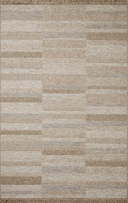 Loloi Dawn Collection Indoor/Outdoor DAW-03 Brown 7'-8" x 10' Area Rug