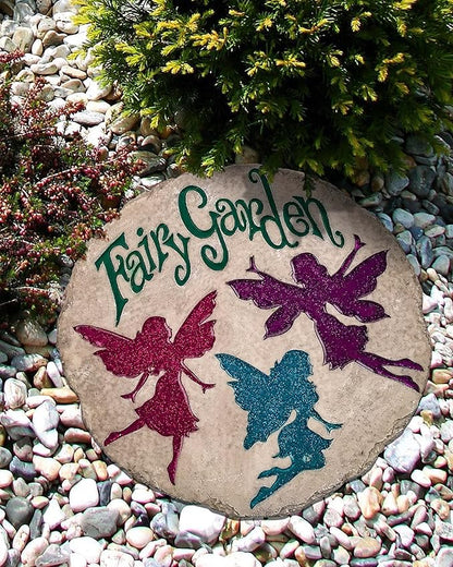 Spoontiques - Garden Décor - Spoiled Rotten Dog Stepping Stone - Decorative Stone for Garden (Pack of 10)