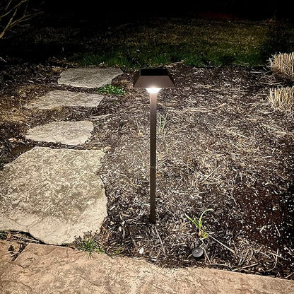 Super Bright 300 Lumens Solar Pathway Lights Outdoor, 2 Lighting Color Modes Warm White & Daylight, Waterproof Landscape LED Lighting for Walkway, Garden, Driveway, Yard – Easy Installation (4 Pack)