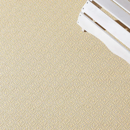 SAFAVIEH Washable Rug Outdoor Courtyard Collection - 2'3" x 8' Runner, Gold & Beige, Non-Shedding & Easy Cleaning, Ideal for Patio, Entryway, Mudroom, Hallway, Kitchen (CY6235-30612)