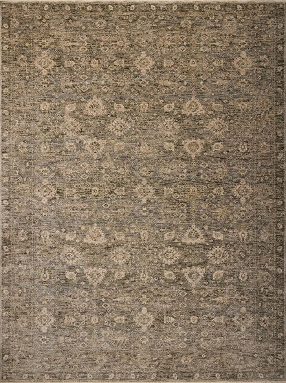 Loloi Magnolia Home by Joanna Gaines Junie Collection JUE-06 Lagoon/Natural 3'-11" x 5'-7", .38" Pile Height, Accent Rug