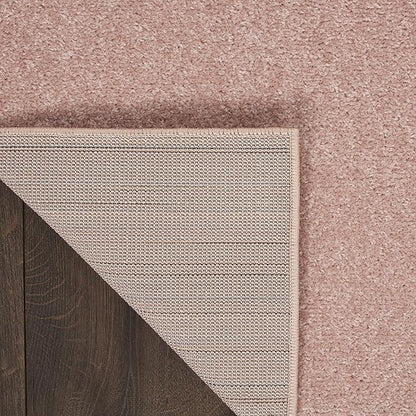 Nourison Home Essentials Indoor/Outdoor Pink 2'2'' x 7'6'' Area-Rug, Easy-Cleaning, Non Shedding, Bed Room, Living Room, Dining Room, Backyard, Deck, Patio (2x8)