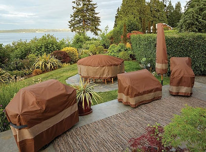 DUCKCOVERS Ultimate Waterproof 87 Inch Patio Sofa Cover, Patio Furniture Covers