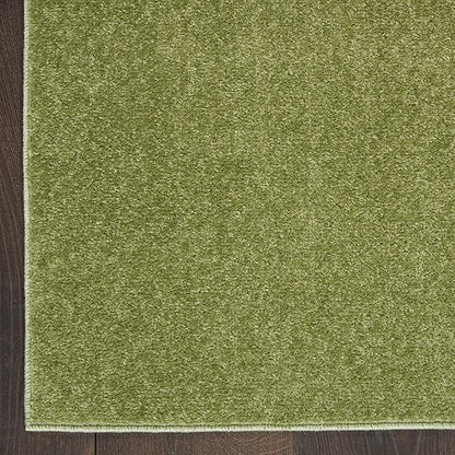 Nourison Home Essentials Solid Contemporary Green 7' X 10' Area Rug , 7' X 10'