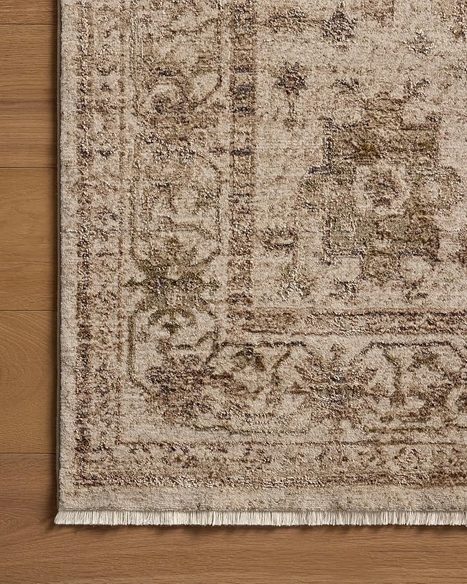 Loloi Haywood Collection HYD-04 Ivory/Taupe 2'-7" x 8'-0" Runner Rug