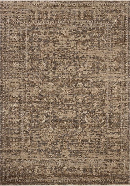 Loloi Haywood Collection HYD-01 Granite/Natural 3'-6" x 5'-7" Accent Rug