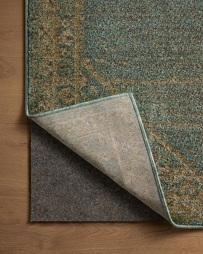 Loloi Magnolia Home by Joanna Gaines Mona Collection MOA-04 Aqua/Wheat 2'-6" x 10'-0" Runner Rug