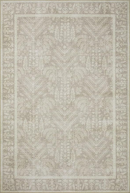Loloi Rifle Paper Co. Maison Collection MAO-02 Bough Natural 2'-6" x 7'-6", .19" Pile Height, Runner Rug