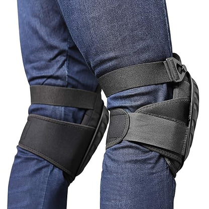CE' CERDR Professional Knee Pads for Work - Heavy Duty Foam Padding Kneepads for Construction, Gardening, Flooring with Comfortable Gel Cushion to Save Your Knees (Knee High)