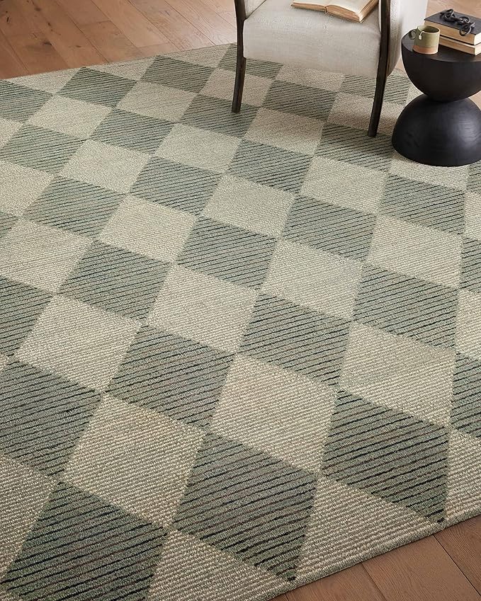 Loloi Chris Loves Julia Francis Collection FRA-01 Spa/Granite 7'-9" x 9'-9" Area Rug