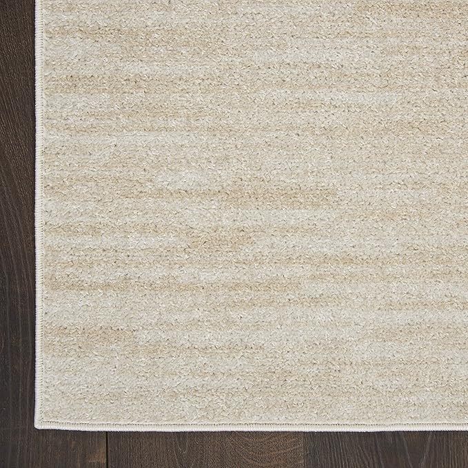 Nourison Home Essentials 2' x 6' Ivory Beige Outdoor Indoor/Outdoor Rug