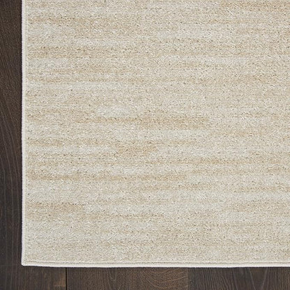 Nourison Home Essentials 2' x 6' Ivory Beige Outdoor Indoor/Outdoor Rug